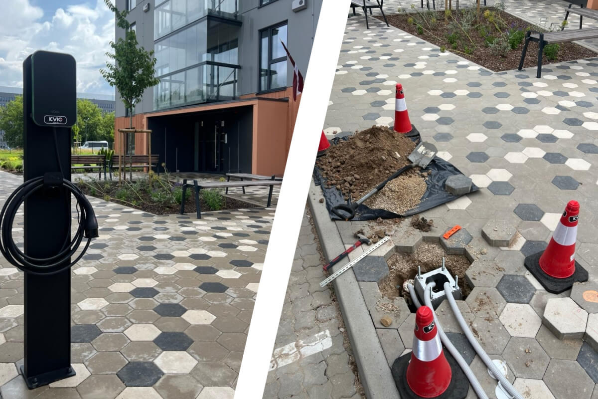 Uzlādes stacija Moho Garden KAAMOS